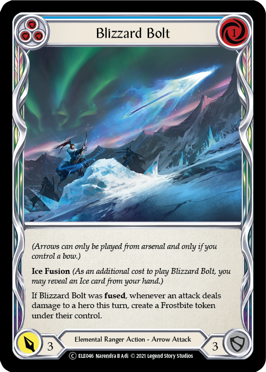 Blizzard Bolt (Blue) [U-ELE046] Unlimited Normal | Webway Games