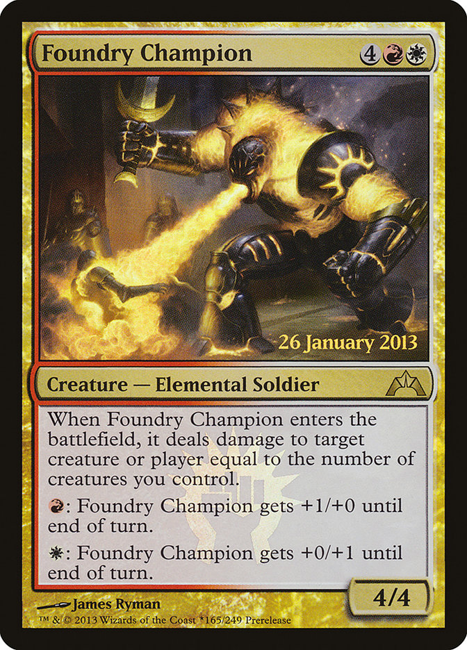 Foundry Champion  (Prerelease) [Gatecrash Prerelease Promos] | Webway Games