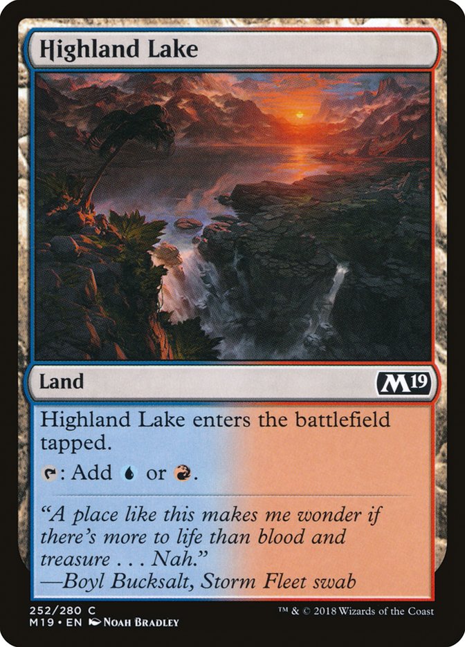 Highland Lake [Core Set 2019] | Webway Games