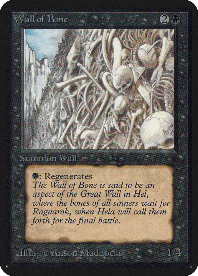Wall of Bone [Limited Edition Alpha] | Webway Games