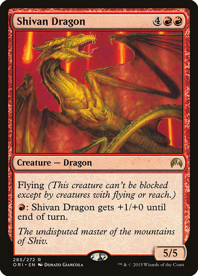 Shivan Dragon [Magic Origins] | Webway Games