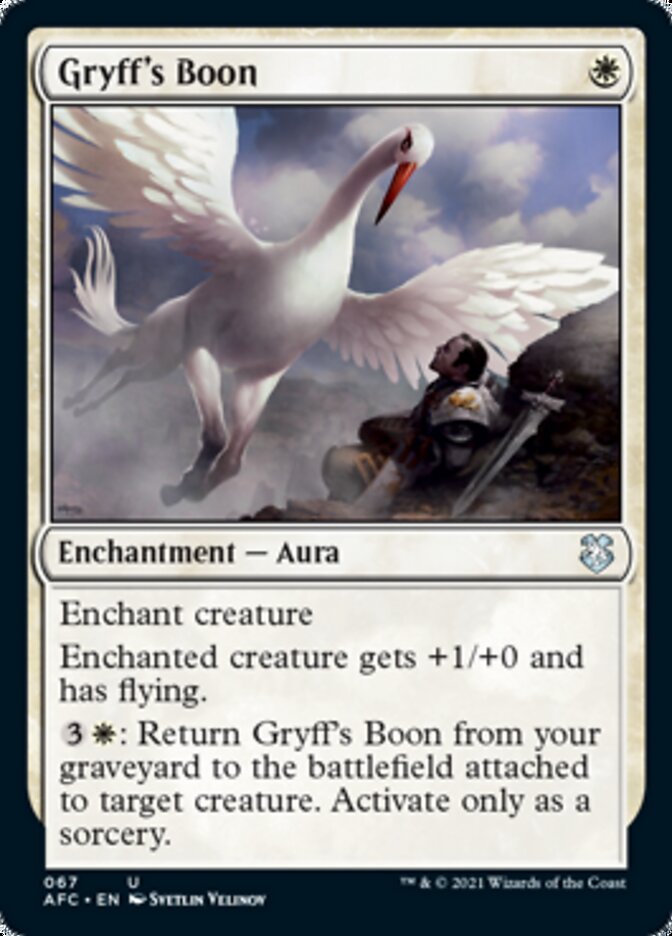 Gryff's Boon [Dungeons & Dragons: Adventures in the Forgotten Realms Commander] | Webway Games