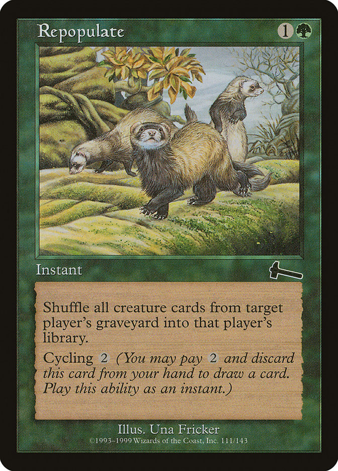 Repopulate [Urza's Legacy] | Webway Games