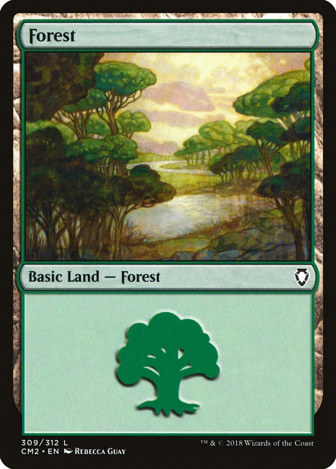 Forest (#309) [Commander Anthology Volume II] | Webway Games