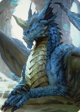 Young Blue Dragon Art Card [Commander Legends: Battle for Baldur's Gate Art Series] | Webway Games