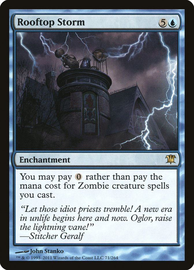Rooftop Storm [Innistrad] | Webway Games