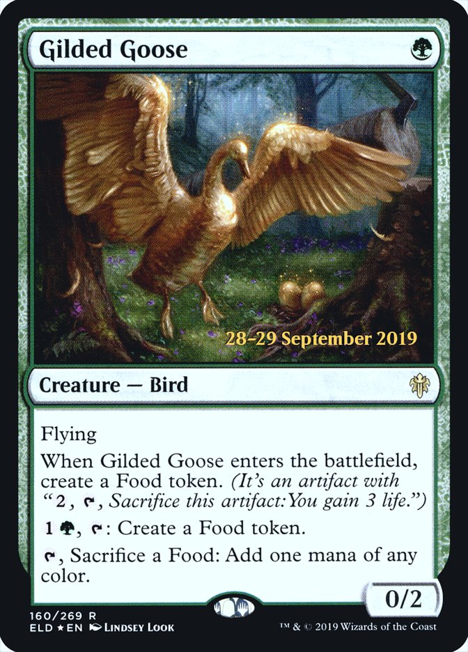 Gilded Goose  [Throne of Eldraine Prerelease Promos] | Webway Games