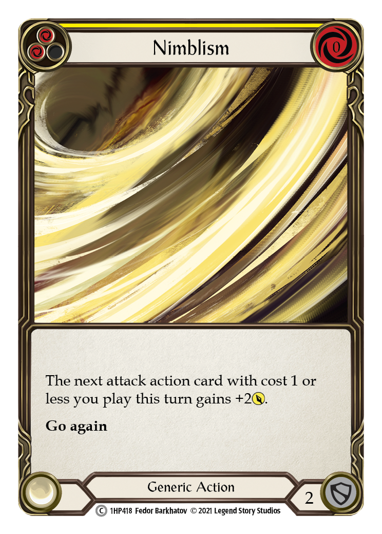 Nimblism (Yellow) [1HP418] | Webway Games