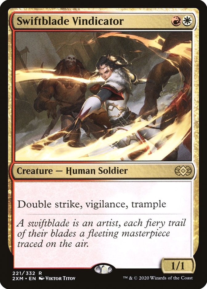 Swiftblade Vindicator [Double Masters] | Webway Games