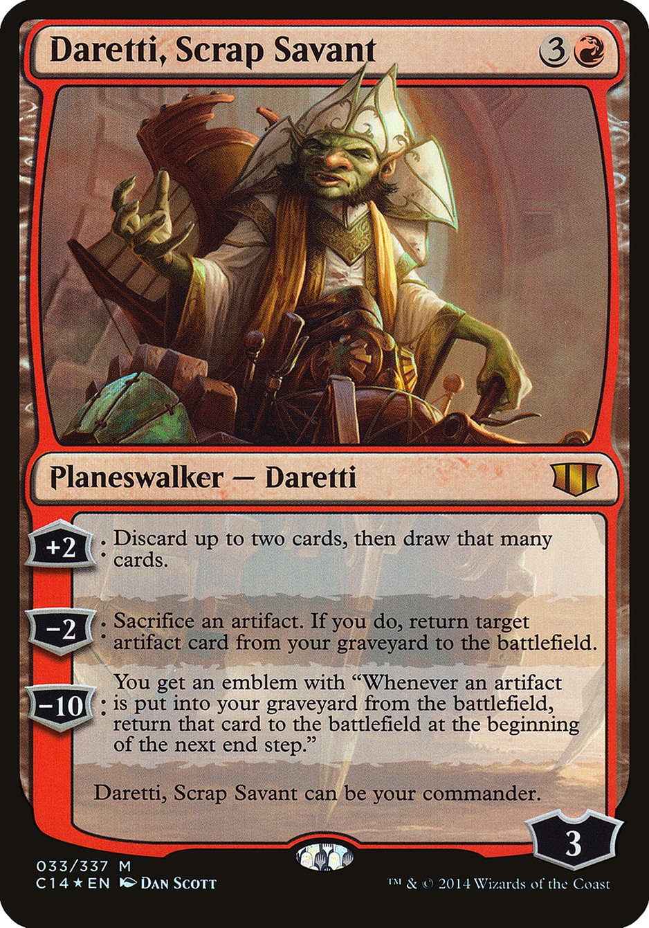 Daretti, Scrap Savant (Commander 2014) [Commander 2014 Oversized] | Webway Games