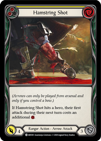 Hamstring Shot (Yellow) [ARC061] Unlimited Rainbow Foil