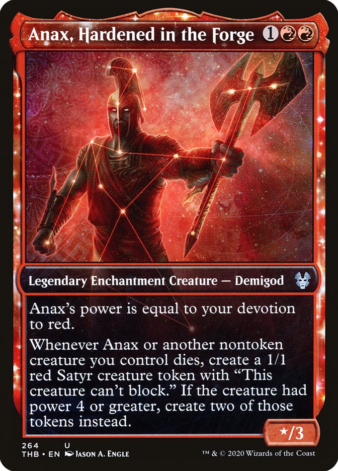 Anax, Hardened in the Forge (Showcase) [Theros Beyond Death] | Webway Games