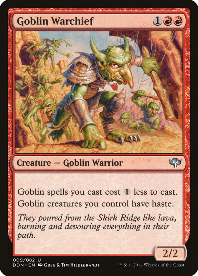 Goblin Warchief [Duel Decks: Speed vs. Cunning] | Webway Games