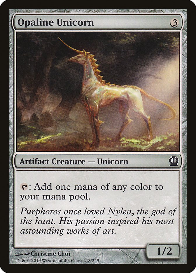Opaline Unicorn [Theros] | Webway Games