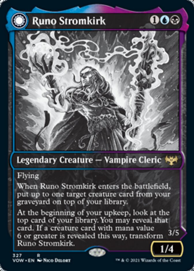 Runo Stromkirk // Krothuss, Lord of the Deep (Showcase Eternal Night) [Innistrad: Crimson Vow] | Webway Games