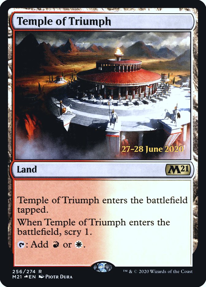 Temple of Triumph  [Core Set 2021 Prerelease Promos] | Webway Games