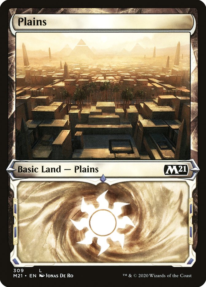Plains (#309) (Showcase) [Core Set 2021] | Webway Games