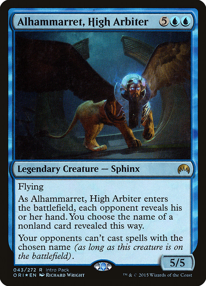 Alhammarret, High Arbiter [Magic Origins Promos] | Webway Games
