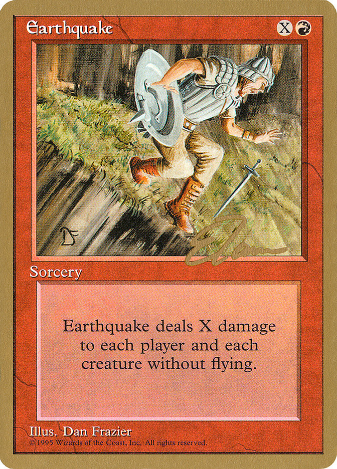 Earthquake (Eric Tam) [Pro Tour Collector Set] | Webway Games