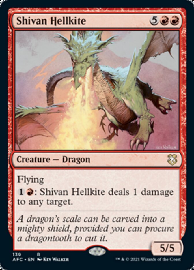 Shivan Hellkite [Dungeons & Dragons: Adventures in the Forgotten Realms Commander] | Webway Games