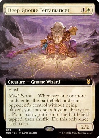 Deep Gnome Terramancer (Extended Art) [Commander Legends: Battle for Baldur's Gate] | Webway Games