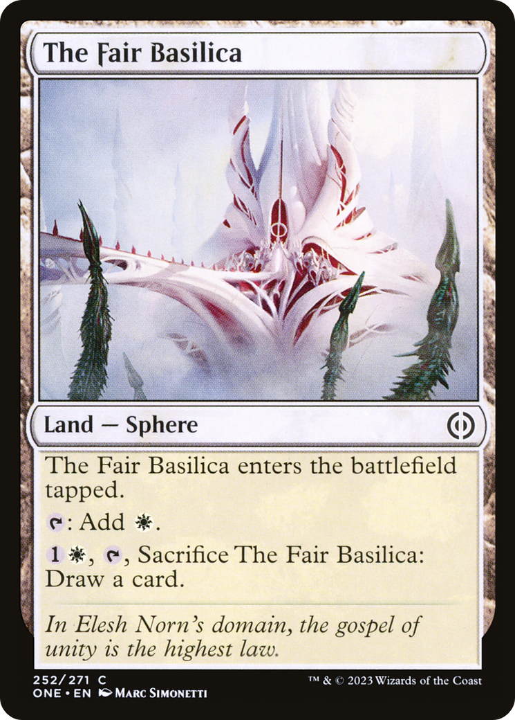 The Fair Basilica [Phyrexia: All Will Be One] | Webway Games