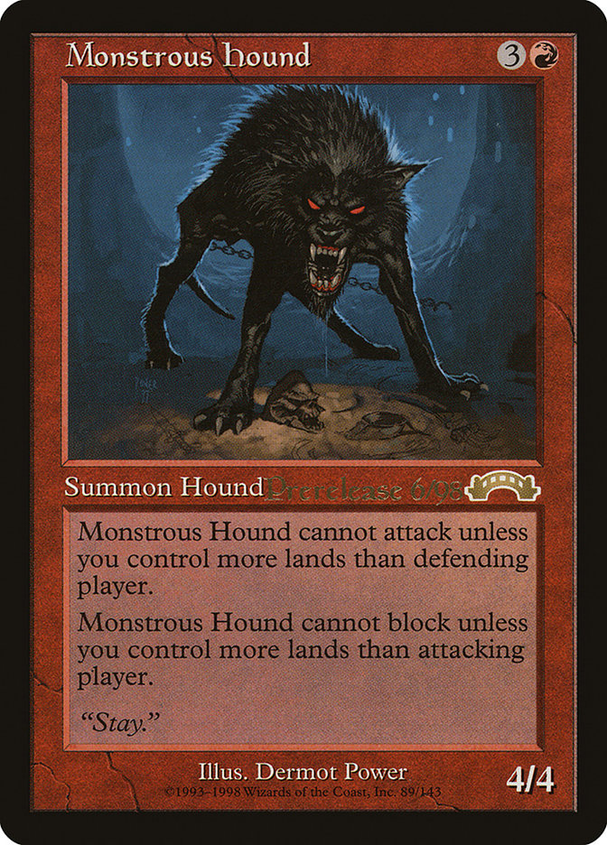 Monstrous Hound [Exodus Promos] | Webway Games