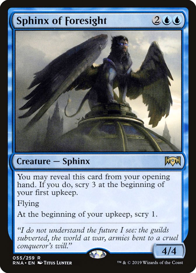 Sphinx of Foresight [Ravnica Allegiance] | Webway Games