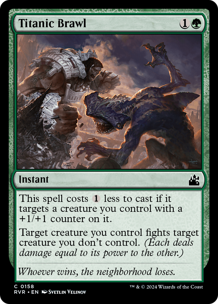 Titanic Brawl [Ravnica Remastered] | Webway Games