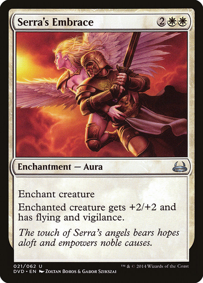 Serra's Embrace (Divine vs. Demonic) [Duel Decks Anthology] | Webway Games