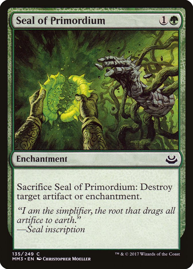Seal of Primordium [Modern Masters 2017] | Webway Games