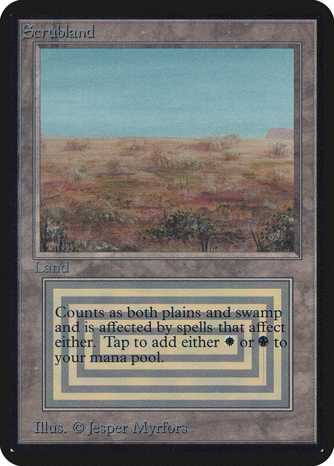 Scrubland [Limited Edition Alpha] | Webway Games