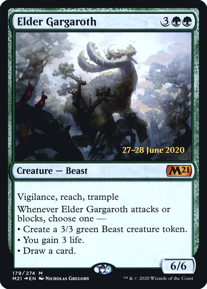 Elder Gargaroth  [Core Set 2021 Prerelease Promos] | Webway Games