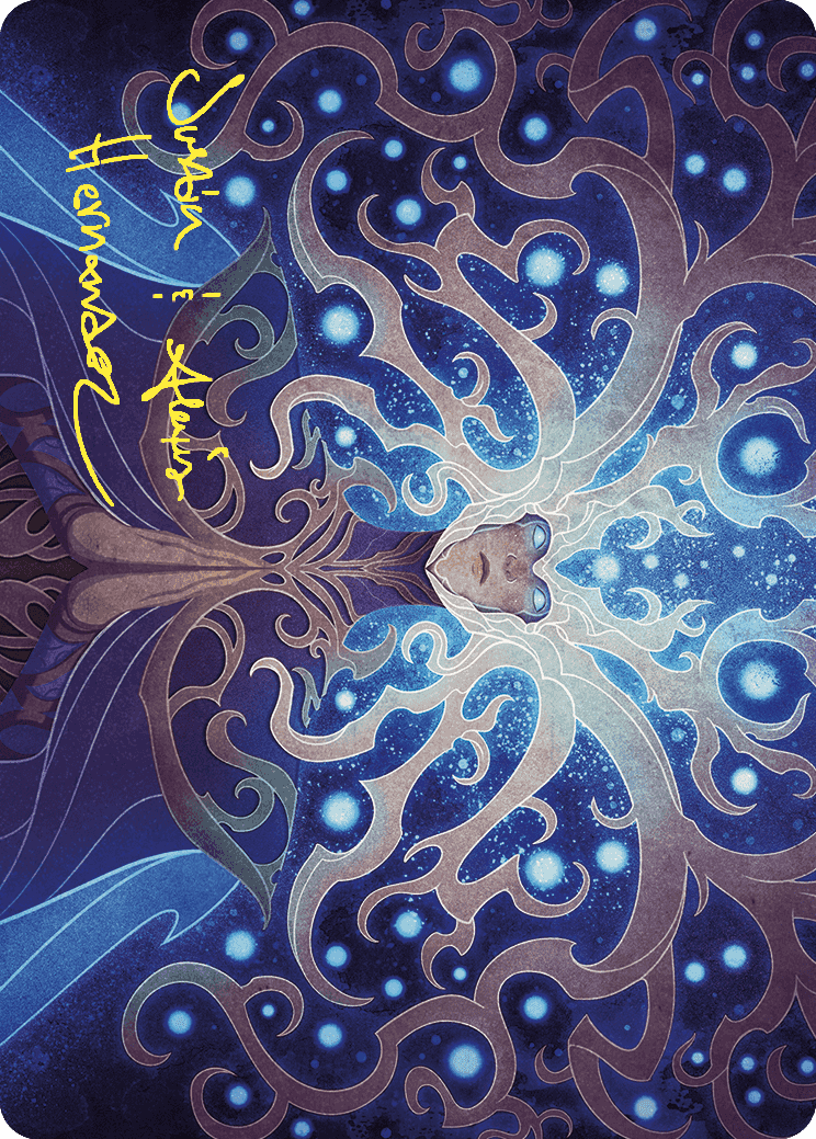 Omniscience Art Card (Gold-Stamped Signature) [Wilds of Eldraine Art Series] | Webway Games