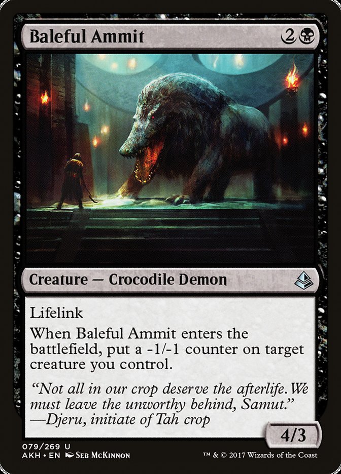 Baleful Ammit [Amonkhet] | Webway Games