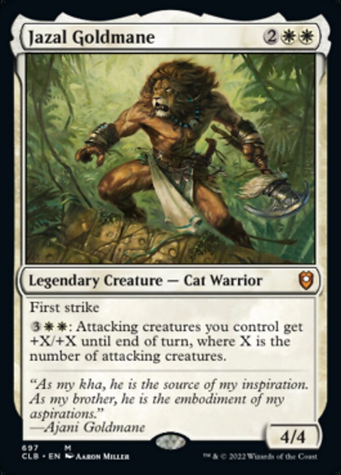 Jazal Goldmane [Commander Legends: Battle for Baldur's Gate] | Webway Games