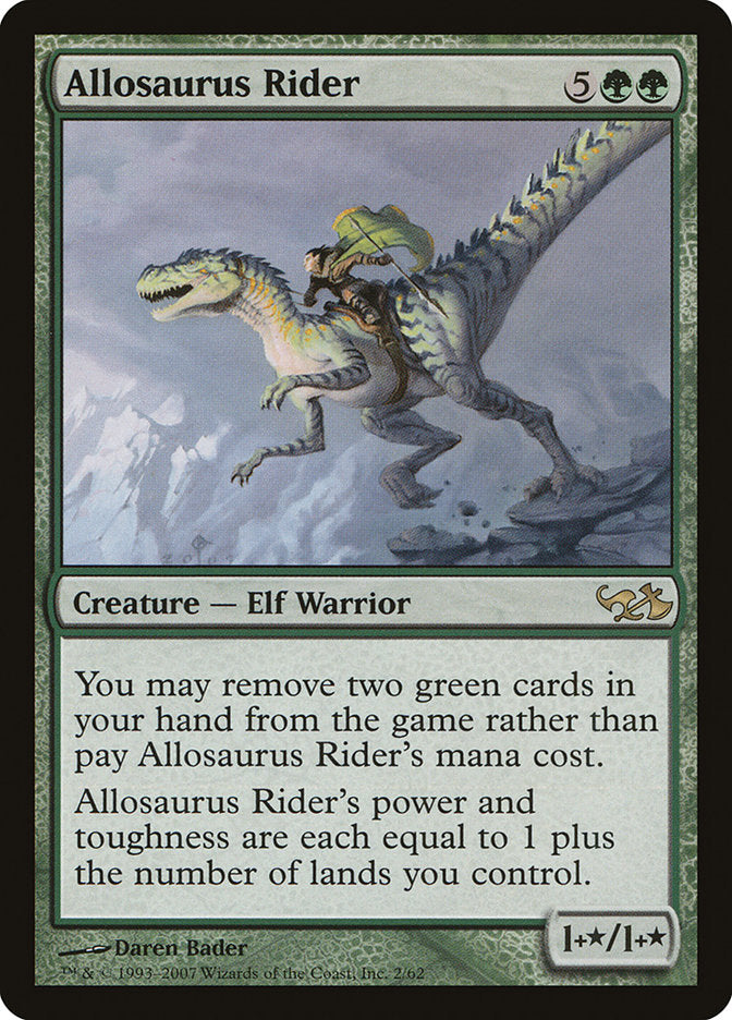Allosaurus Rider [Duel Decks: Elves vs. Goblins] | Webway Games