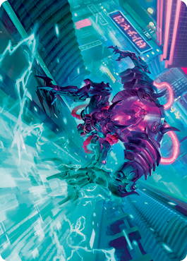 Surgehacker Mech Art Card [Kamigawa: Neon Dynasty Art Series] | Webway Games