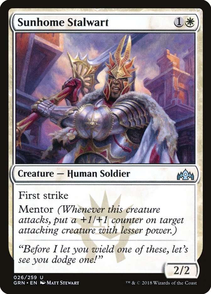 Sunhome Stalwart [Guilds of Ravnica] | Webway Games