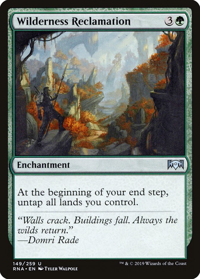 Wilderness Reclamation [Ravnica Allegiance] | Webway Games