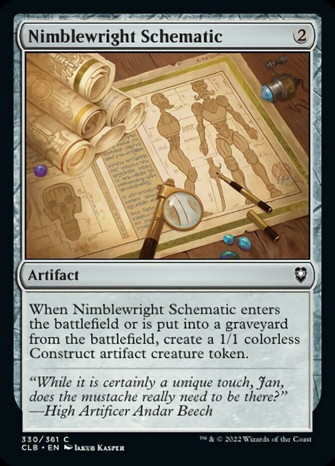 Nimblewright Schematic [Commander Legends: Battle for Baldur's Gate] | Webway Games