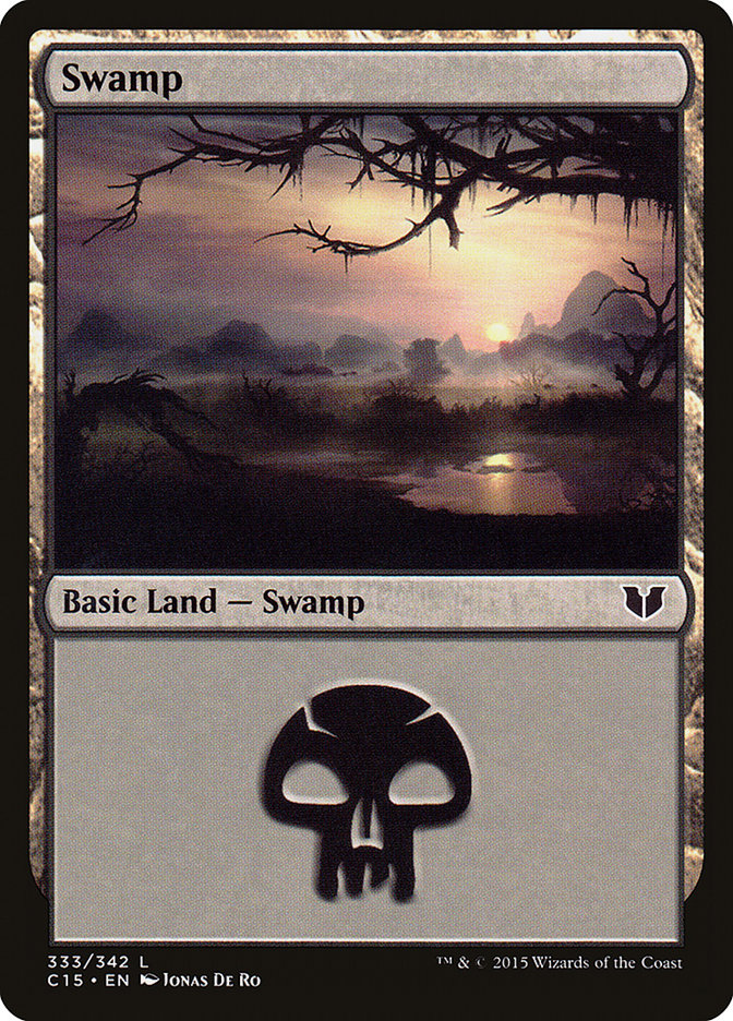 Swamp (#333) [Commander 2015] | Webway Games