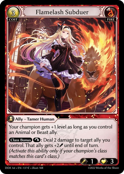 Flamelash Subduer (137) [Dawn of Ashes: 1st Edition] | Webway Games