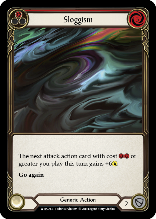 Sloggism (Red) [WTR221-C] Alpha Print Rainbow Foil | Webway Games
