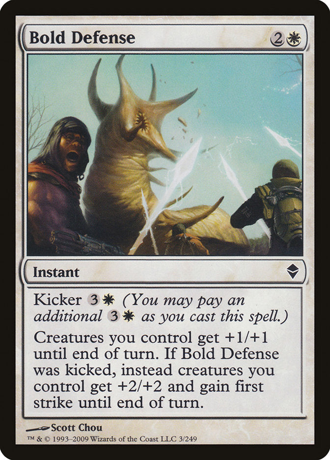 Bold Defense [Zendikar] | Webway Games