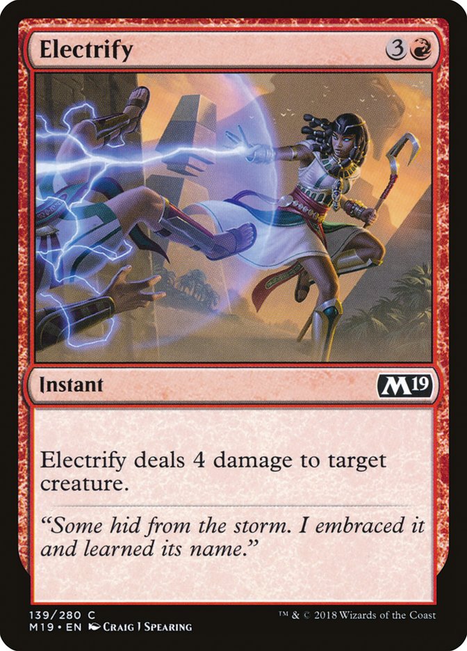 Electrify [Core Set 2019] | Webway Games