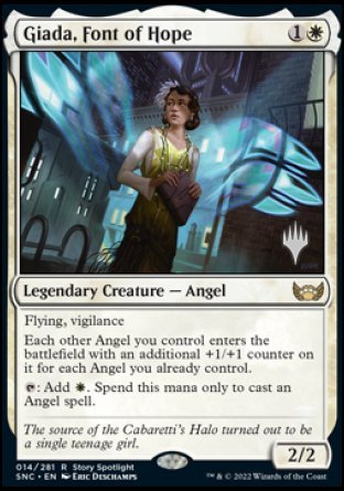 Giada, Font of Hope (Promo Pack) [Streets of New Capenna Promos] | Webway Games