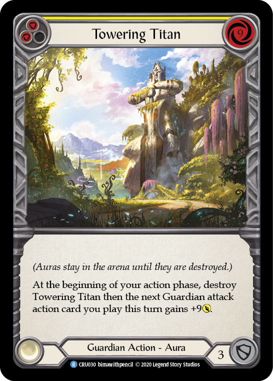 Towering Titan (Yellow) [CRU030] 1st Edition Normal | Webway Games