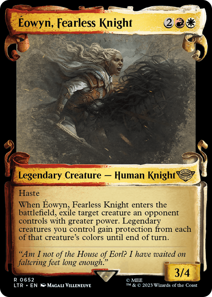 Eowyn, Fearless Knight [The Lord of the Rings: Tales of Middle-Earth Showcase Scrolls] | Webway Games