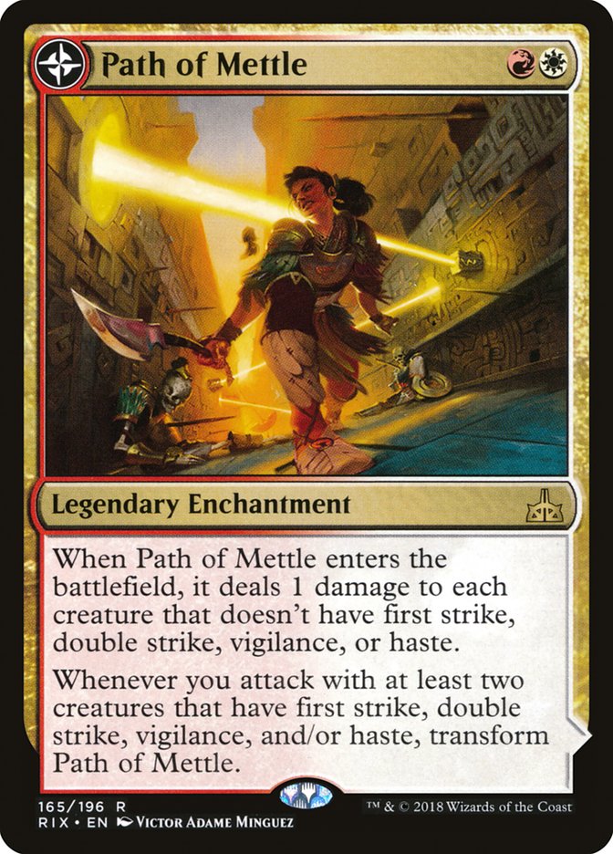 Path of Mettle // Metzali, Tower of Triumph [Rivals of Ixalan] | Webway Games